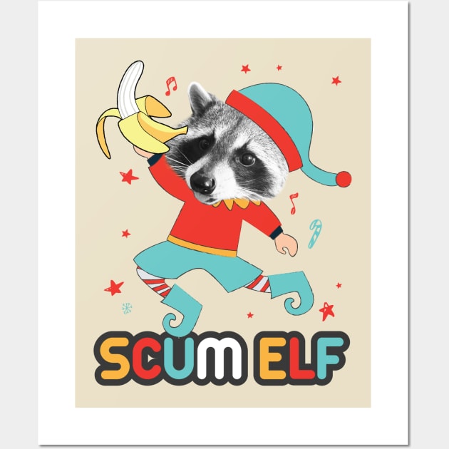 Scummy the Magic Trash Elf Wall Art by bucketthetrashpanda